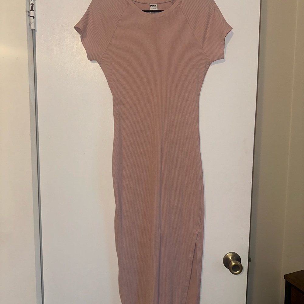 Women's Pink Midi Dress